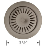 Color-Coordinated Metal Basket Strainer - White