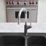Urbena Pull-Down Dual-Spray Kitchen Faucet - Chrome