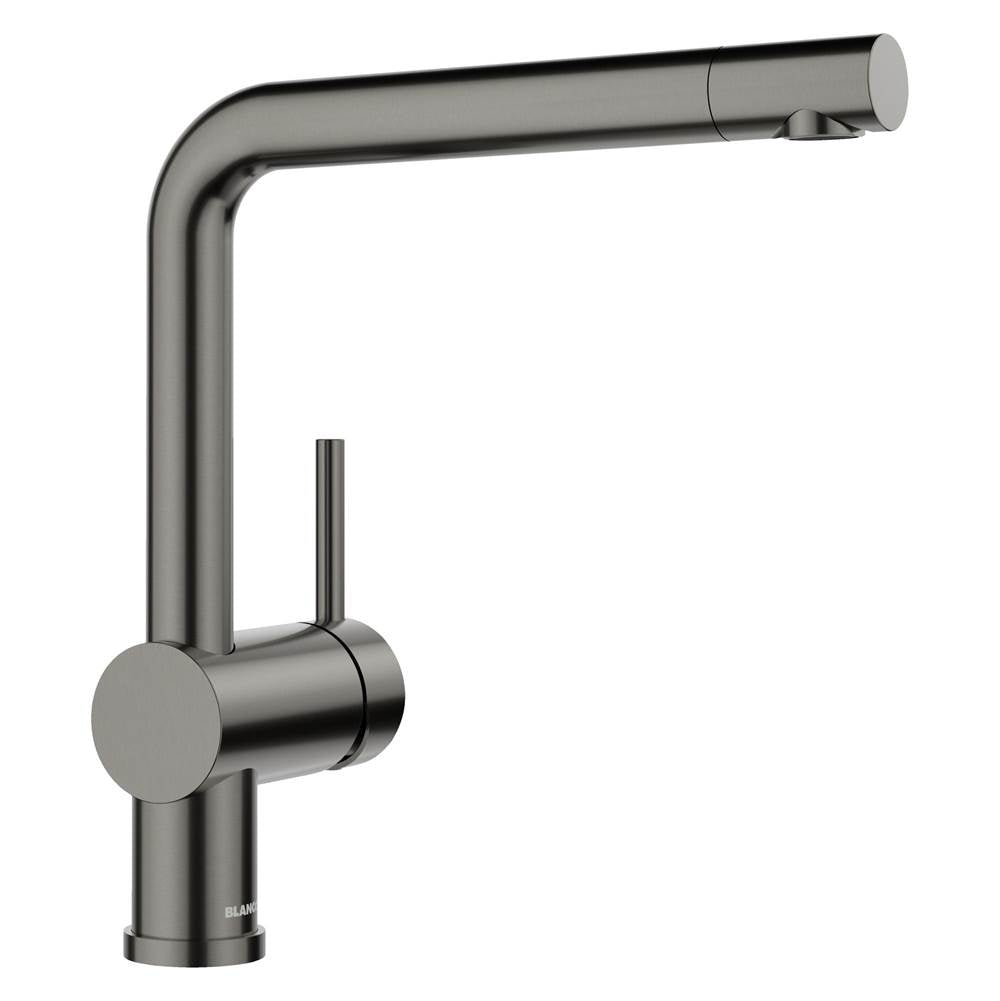 Blanco - Linus Pull-Out 1.5 GPM - Satin Dark Steel - Satin Dark Steel