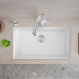 Precis SILGRANIT 32'' Super Single Undermount Kitchen Sink - Cafe