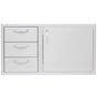 Blaze Outdoor Products - Blaze 39-Inch Access Door and Triple Drawer Combo