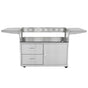 Blaze Outdoor Products - 4Pro Burner Basic Cart Only (Lights And Soft Close)