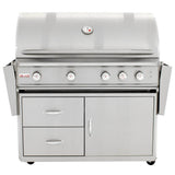 Blaze Outdoor Products - Blaze Professional 44-Inch Gas Grill With Rear Infrared Burner on Cart