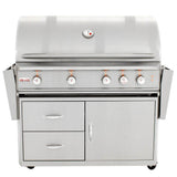 Blaze Professional 44-Inch Gas Grill With Rear Infrared Burner on Cart