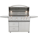 Blaze Professional 44-Inch Gas Grill With Rear Infrared Burner on Cart
