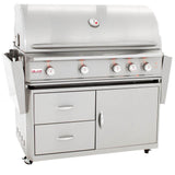 Blaze Professional 44-Inch Gas Grill With Rear Infrared Burner on Cart