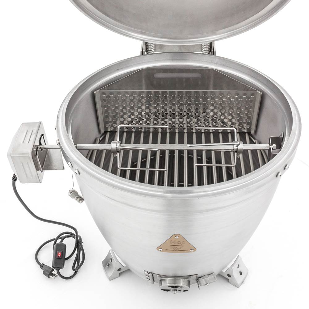 Blaze Outdoor Products - Blaze 20'' Kamado Rotisserie with Charcoal Basket