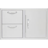 Blaze Outdoor Products - Blaze Door Drawer Combo (Lights And Soft Close)
