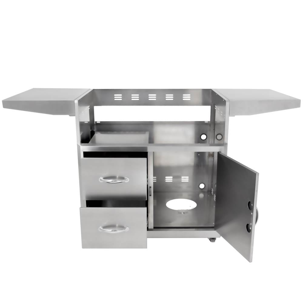Blaze Professional 34-Inch Gas Grill With Rear Infrared Burner on Cart