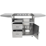 Blaze Professional 34-Inch Gas Grill With Rear Infrared Burner on Cart