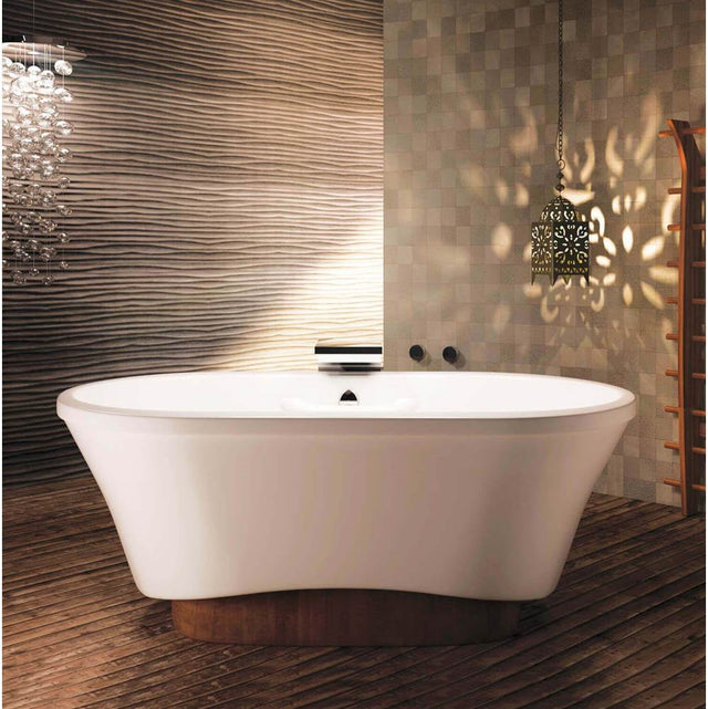 Bain Ultra - AMMA OVAL 7242 FS FLAT DECK TUB BISCUIT - Biscuit
