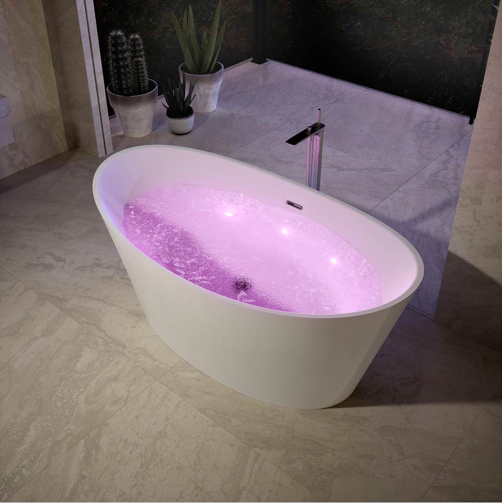 EVANESCENCE OVAL 6636 FS TUB WHITE