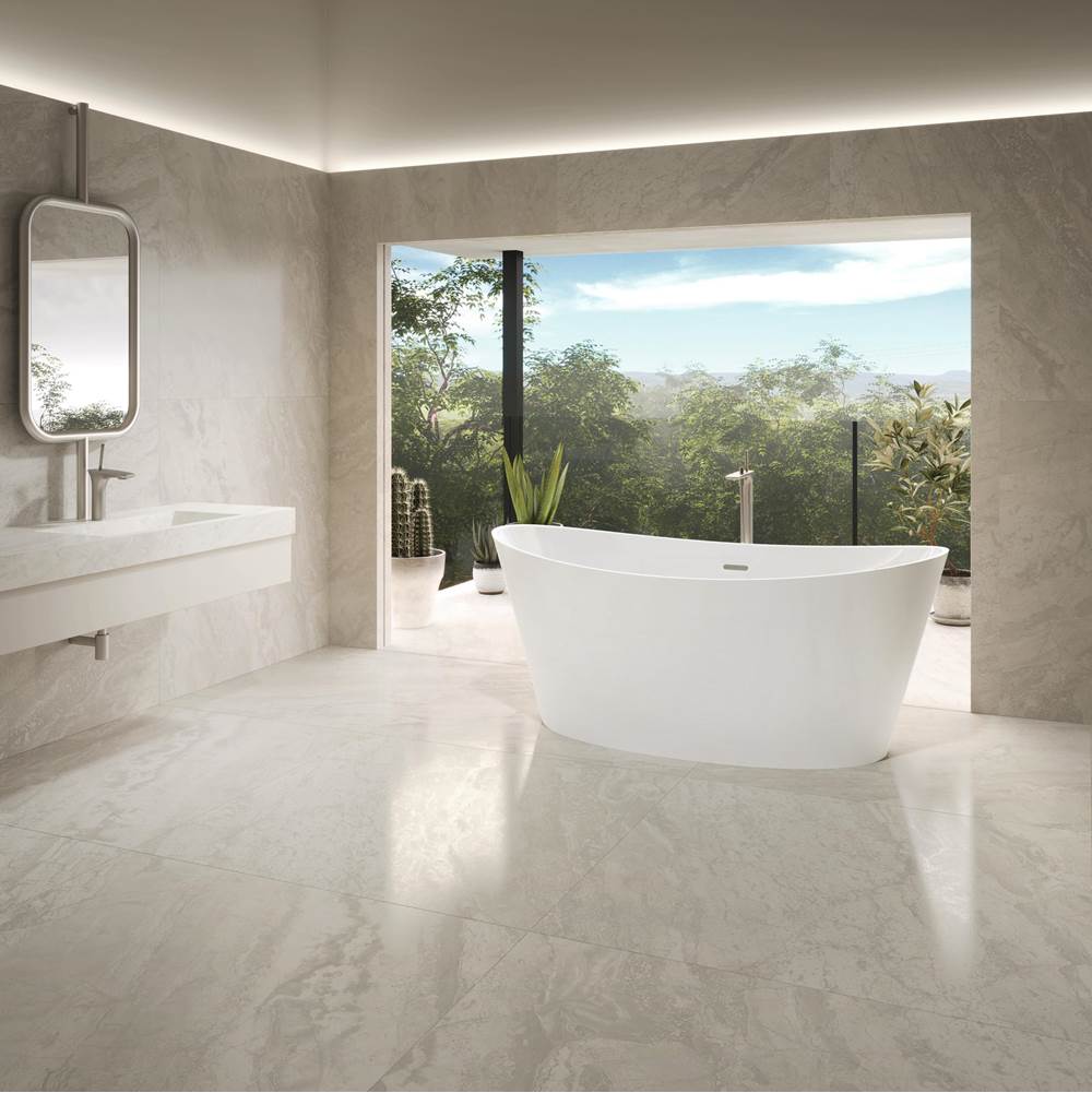EVANESCENCE OVAL 6636 FS TUB WHITE
