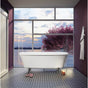 Bain Ultra - CELLA 7240 FLAT DECK TUB BISCUIT - Biscuit