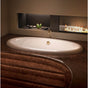 Bain Ultra - ELLIPSE 7240 ROLLED DECK TUB BISCUIT - Biscuit