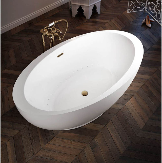 Bain Ultra - OPALIA 6839 OBLIQUE LEFT FS TUB BLACK/WHITE - Black/White