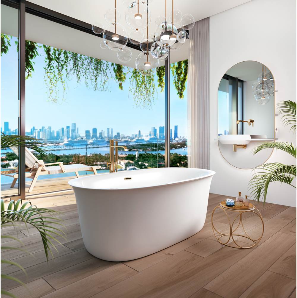 Bain Ultra - VIBE DESIGN 6033 TUB BLACK/WHITE - Black/White