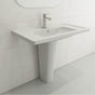 BOCCHI - Taormina Pedestal Base Fireclay 27.25 in. in Matte White - Matte White