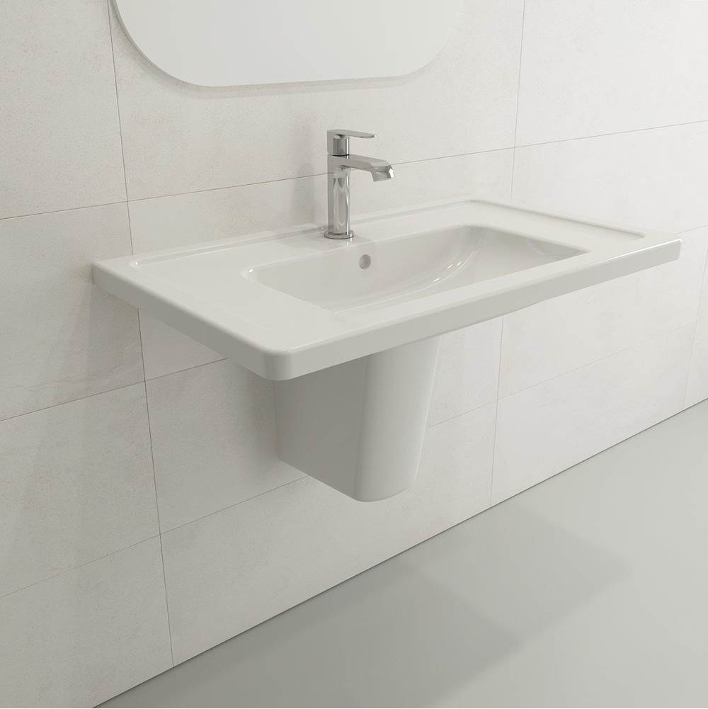 BOCCHI - Taormina Trap Cover Fireclay 27.25 in. in White - White