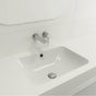 BOCCHI - Scala Undermount Sink Fireclay 21.75 in. with Overflow in Matte White - Matte White