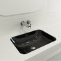 BOCCHI - Scala Undermount Sink Fireclay 21.75 in. with Overflow in Black - Black
