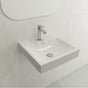 BOCCHI - Scala Arch Wall-Mounted Sink Fireclay 19 in. 1-Hole in Matte White - Matte White