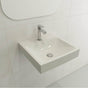 BOCCHI - Scala Arch Wall-Mounted Sink Fireclay 19 in. 1-Hole in Biscuit - Biscuit