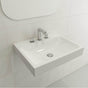 BOCCHI - Scala Arch Wall-Mounted Sink Fireclay 23.75 in. 3-Hole in White - White
