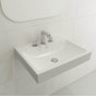 BOCCHI - Scala Arch Wall-Mounted Sink Fireclay 23.75 in. 3-Hole in Matte White - Matte White