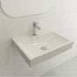 BOCCHI - Scala Arch Wall-Mounted Sink Fireclay 23.75 in. 1-Hole in Biscuit - Biscuit