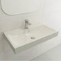 BOCCHI - Scala Arch Wall-Mounted Sink Fireclay 32 in. 1-Hole in Biscuit - Biscuit