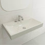 BOCCHI - Scala Arch Wall-Mounted Sink Fireclay 32 in. 3-Hole in Biscuit - Biscuit