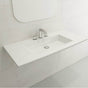 BOCCHI - Ravenna Wall-Mounted Sink Fireclay 40.5 in. 3-Hole with Overflow in White - White