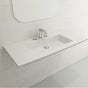 BOCCHI - Ravenna Wall-Mounted Sink Fireclay 40.5 in. 3-Hole with Overflow in Matte White - Matte White