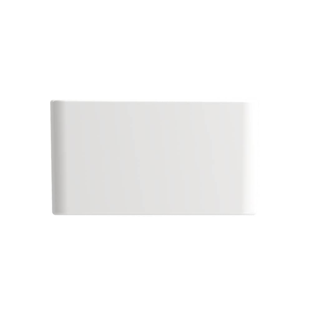 Classico Farmhouse Apron Front Fireclay 20 in. Single Bowl Kitchen Sink with Protective Bottom Grid and Strainer in White