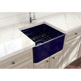 Classico Farmhouse Apron Front Fireclay 20 in. Single Bowl Kitchen Sink with Protective Bottom Grid and Strainer in White