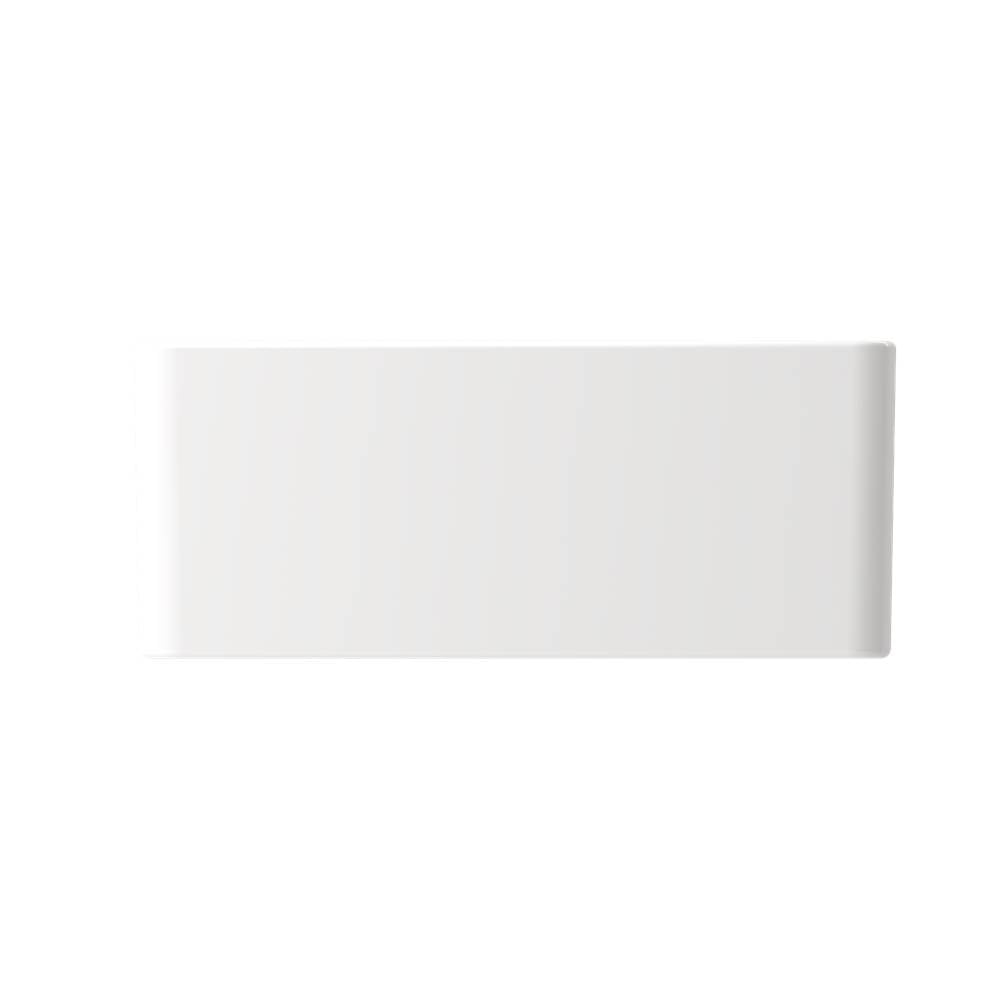 Classico Farmhouse Apron Front Fireclay 24 in. Single Bowl Kitchen Sink with Protective Bottom Grid and Strainer in White