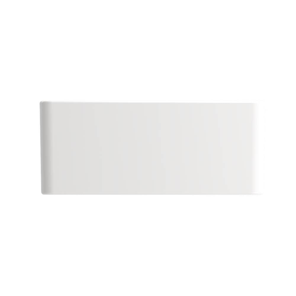 Classico Farmhouse Apron Front Fireclay 24 in. Single Bowl Kitchen Sink with Protective Bottom Grid and Strainer in White