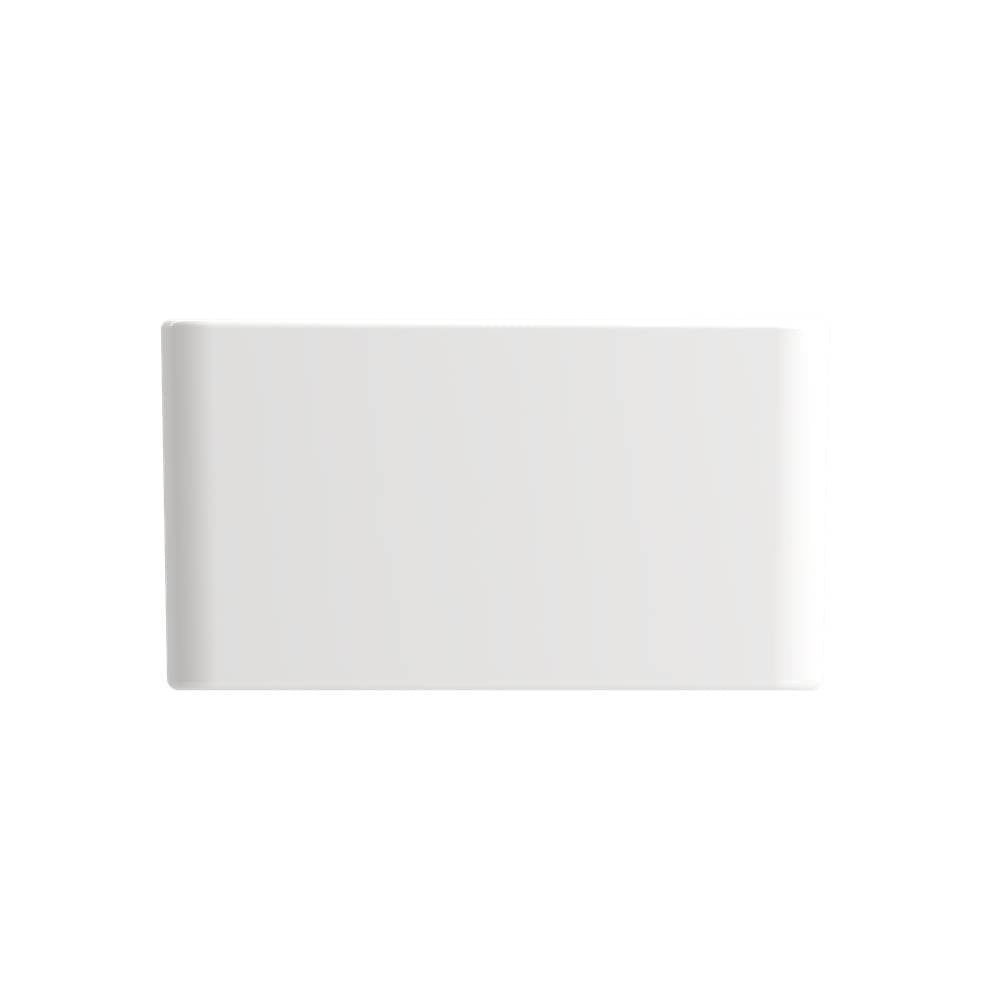 Classico Farmhouse Apron Front Fireclay 24 in. Single Bowl Kitchen Sink with Protective Bottom Grid and Strainer in White
