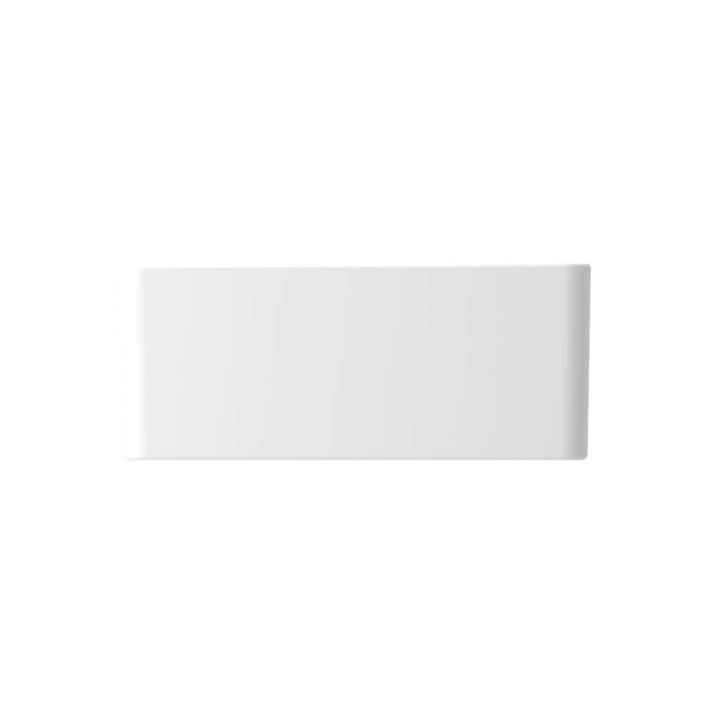 Classico Farmhouse Apron Front Fireclay 24 in. Single Bowl Kitchen Sink with Protective Bottom Grid and Strainer in White