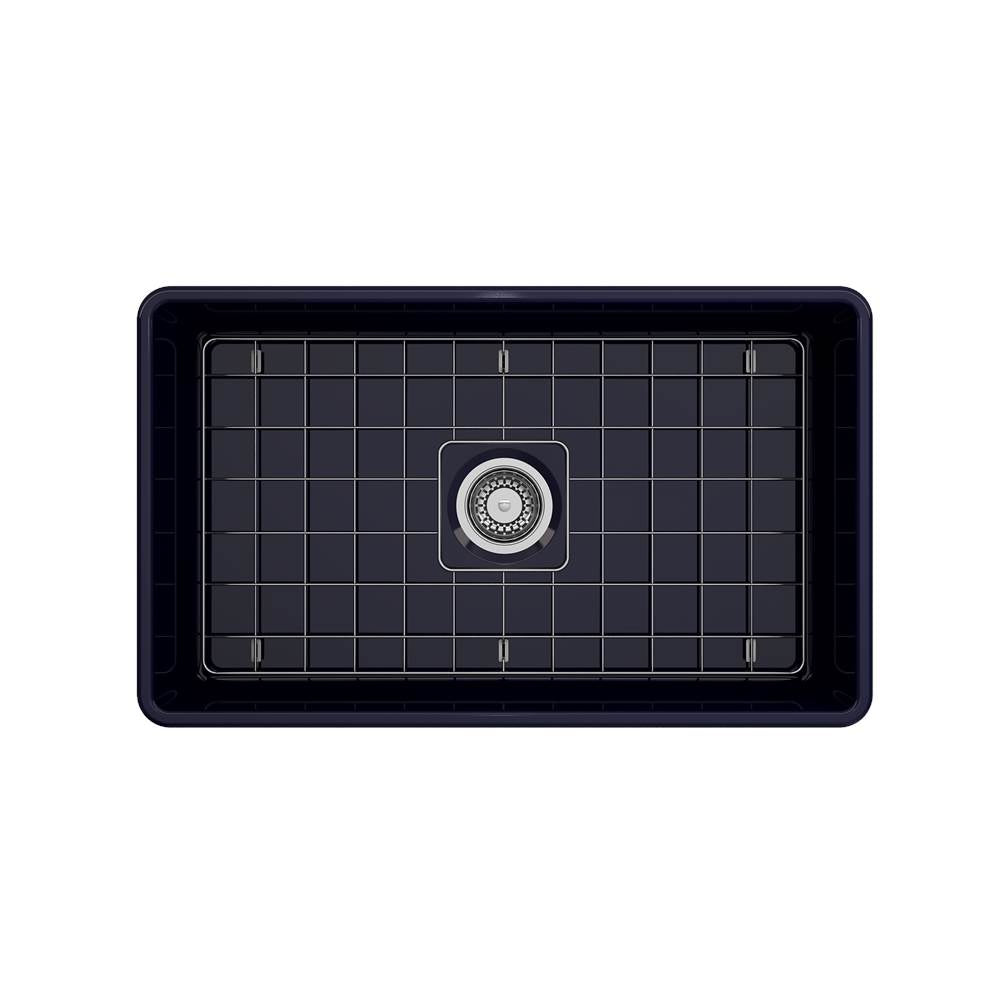 Classico Farmhouse Apron Front Fireclay 30 in. Single Bowl Kitchen Sink with Protective Bottom Grid and Strainer in White