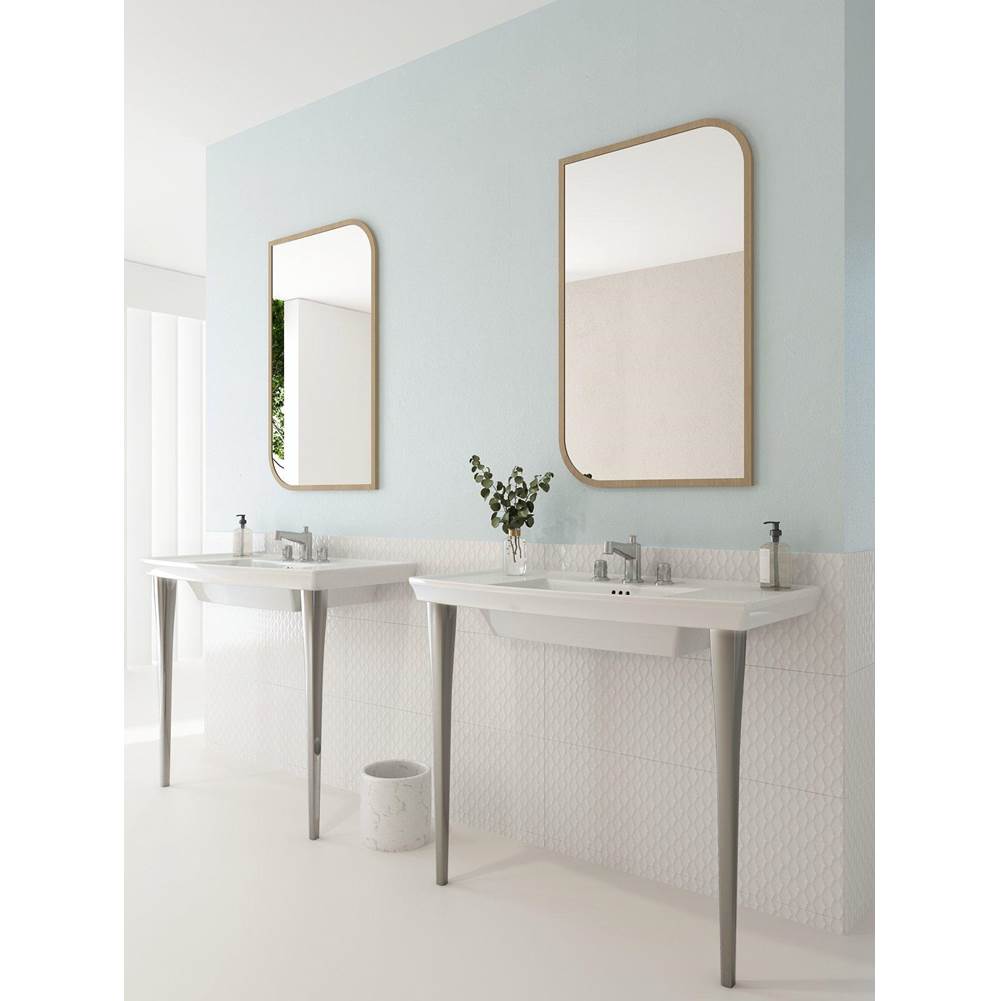 BOCCHI - Lavita Console Leg Set Fireclay 31 in. in Platinum - Platinum