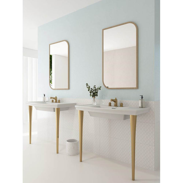 BOCCHI - Lavita Console Leg Set Fireclay 31 in. in Matte Gold - Matte Gold