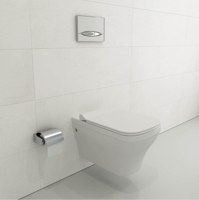 BOCCHI - Firenze Wall-Hung Toilet Bowl in Matte White - Matte White