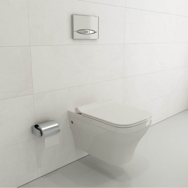BOCCHI - Firenze Wall-Hung Toilet Bowl in Biscuit - Biscuit