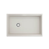 Contempo Step-Rim Apron Front Fireclay 30 in. Single Bowl Kitchen Sink with Integrated Work Station & Accessories in White