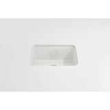Sotto Dual-mount Fireclay 12 in. Single Bowl Bar Sink with  Strainer in Matte Dark Gray