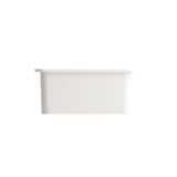 Sotto Dual-mount Fireclay 12 in. Single Bowl Bar Sink with  Strainer in Matte Dark Gray