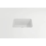 Sotto Dual-mount Fireclay 12 in. Single Bowl Bar Sink with  Strainer in Matte Dark Gray