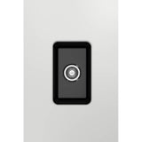 Sotto Dual-mount Fireclay 12 in. Single Bowl Bar Sink with  Strainer in Matte Dark Gray